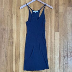 BCBGMaxAzria Runway Knit Ribbed Dress Charcoal S